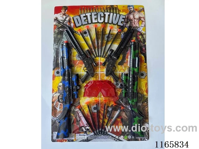 Ejector soft bullet gun set