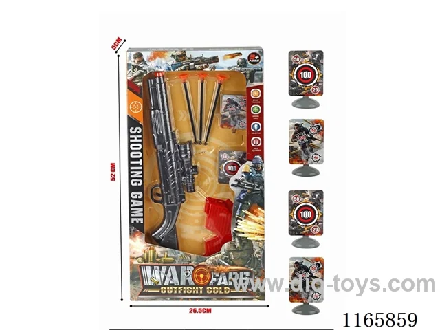 Ejector soft bullet gun set