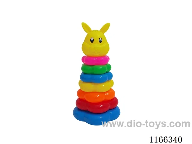 7 Flower Rainbow Rings (Rabbit)