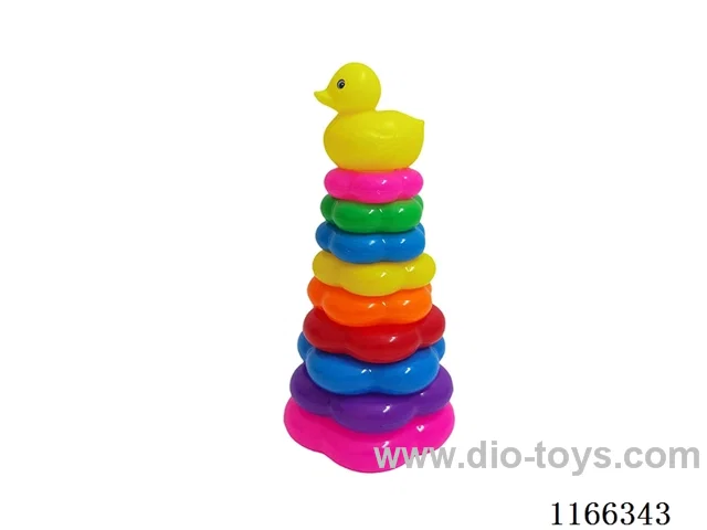 9 Flower Rainbow Rings (Duckling)