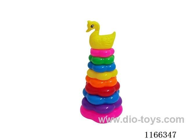 9 Flower Rainbow Rings (Swan)