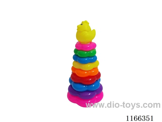 9 Flower Rainbow Rings (Hen)
