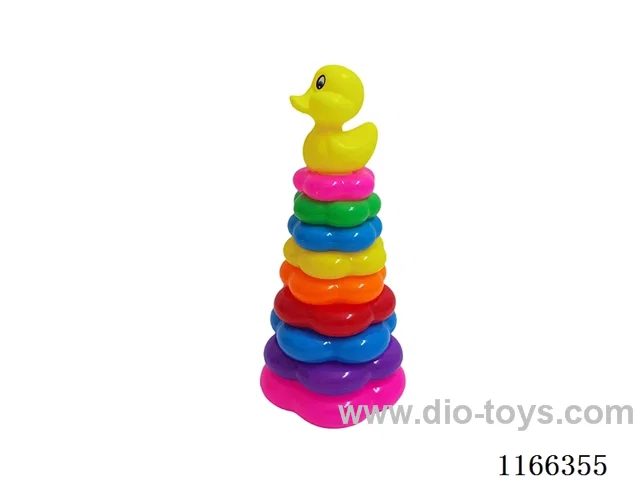 9 Flower Rainbow Rings (Big Head Duck)