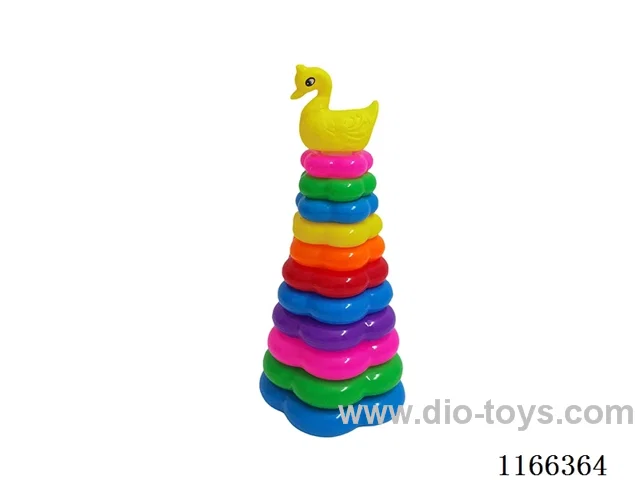 11 Flower Rainbow Rings (Swan)