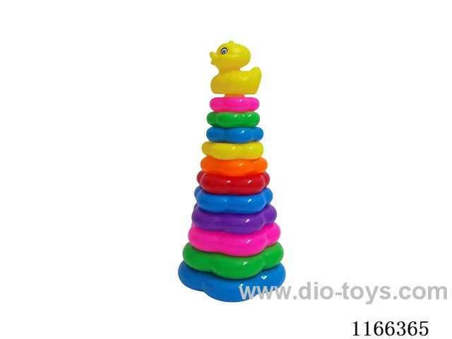11 Flower Rainbow Rings (Doodle Duck)