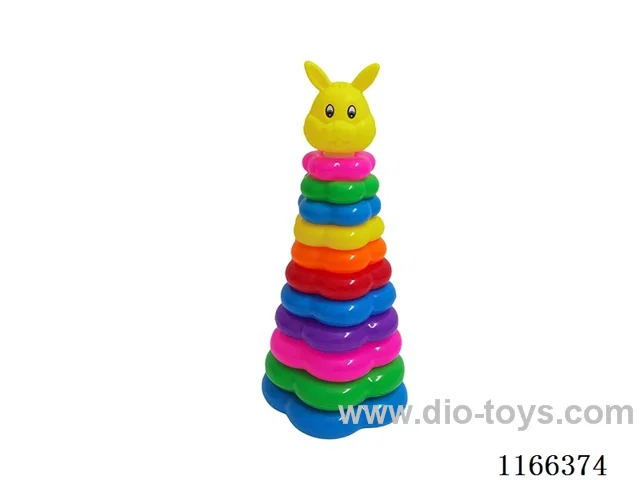 11 Flower Rainbow Rings (Rabbit)