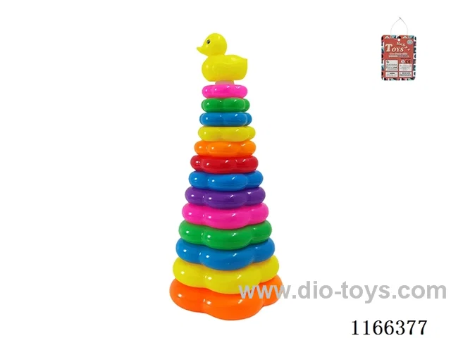 13 Flower Rainbow Rings (Duckling)