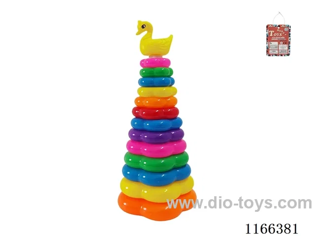 13 Flower Rainbow Rings (Swan)