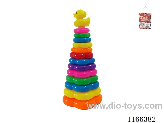 13 Flower Rainbow Rings (Doodle Duck)