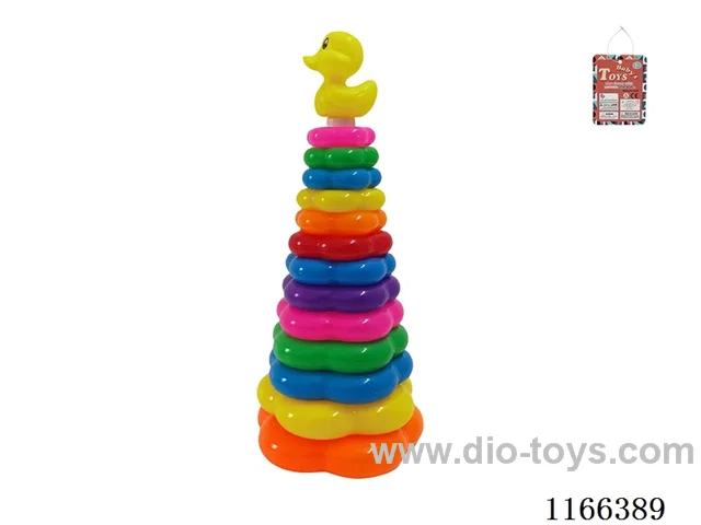 13 Flower Rainbow Rings (Big Head Duck)