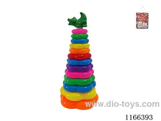 13 Flower Rainbow Rings (Crocodile)