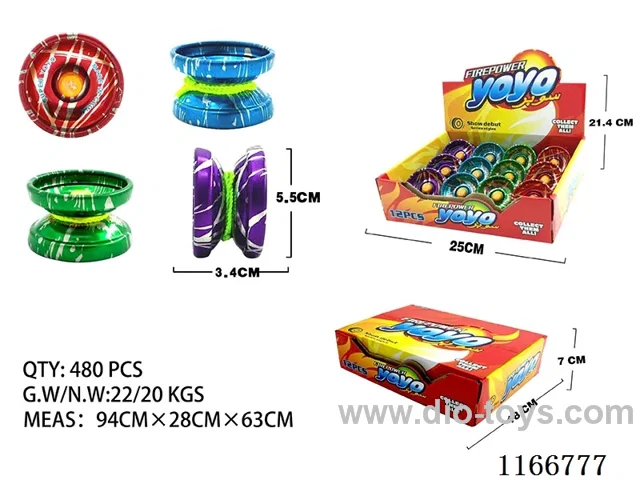 Single Axis Ball Iron Yoyo
