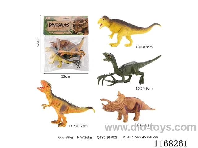 Hollow Retro Dinosaurs 4pcs