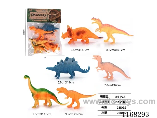 Hollow Dinosaurs 6pcs