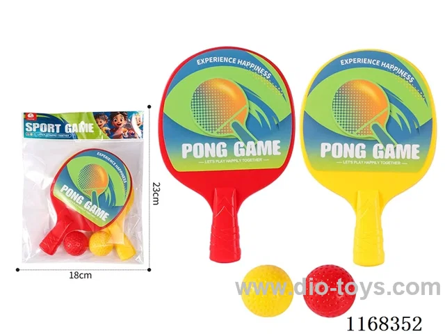 Big table tennis bat with 2 balls