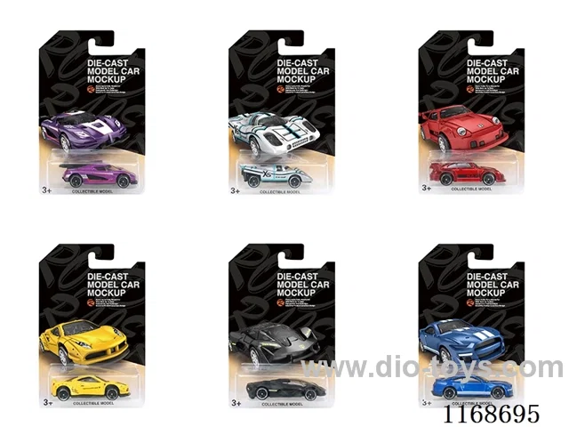 1:64 free wheel Alloy Car 6 models