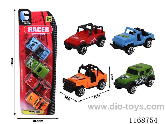 free wheel cars 4PCS