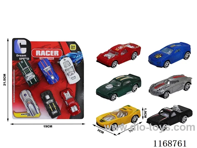 free wheel cars 6PCS