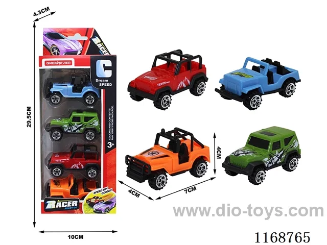 free wheel cars 4PCS