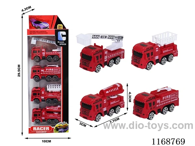 free wheel cars 4PCS