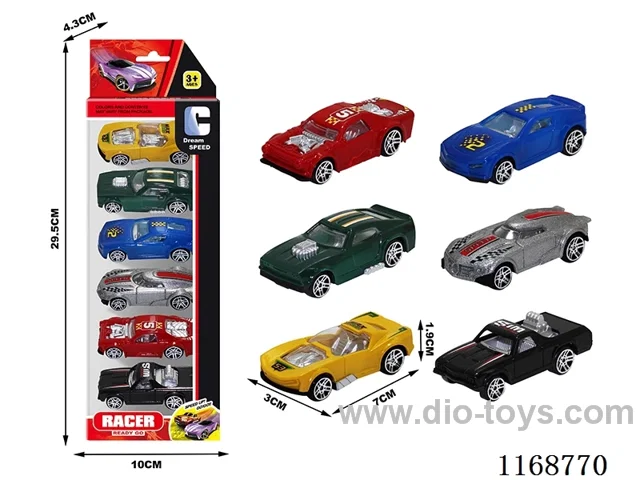 free wheel cars 6PCS