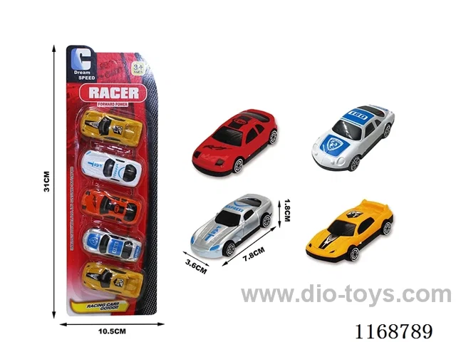 6 types of free wheel cars 5PCS