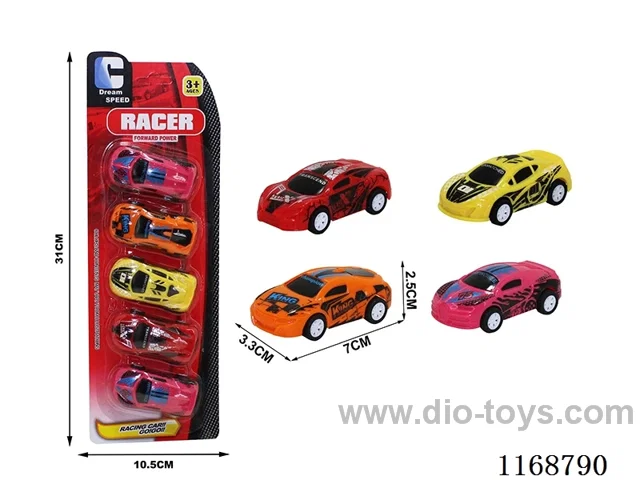 6 types of free wheel cars 5PCS