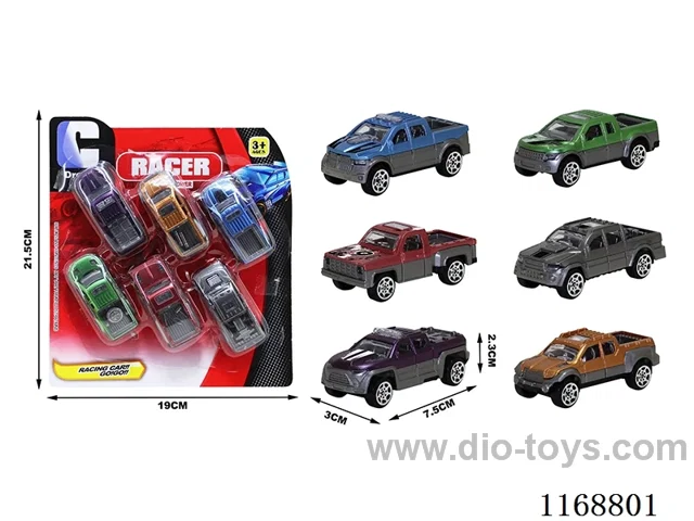 free wheel cars 6PCS