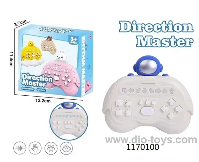 SPACE ASTRONAUT BOOSTS RHYTHM GAME CONSOLE DECOMPRESSION TOY IN COLOR BOX