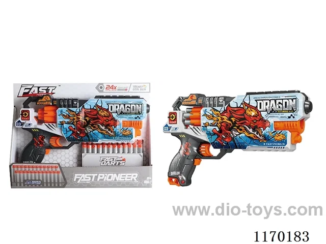 B/O UV-printed soft bullet gun