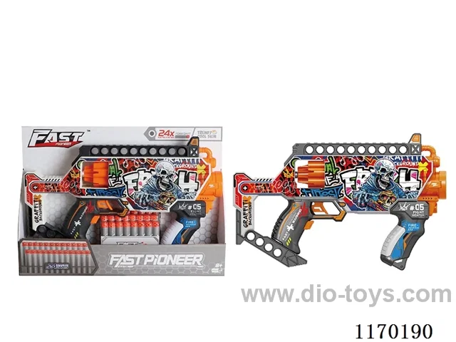 B/O UV-printed soft bullet gun