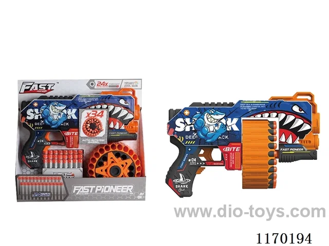 B/O UV-printed soft bullet gun