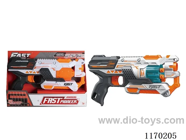 Manual soft bullet gun