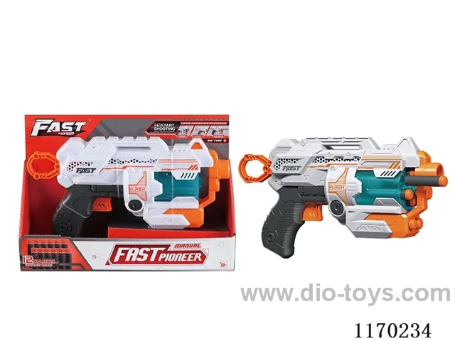 Manual soft bullet gun