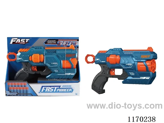 Manual soft bullet gun