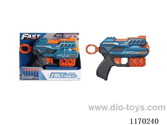 Manual soft bullet gun