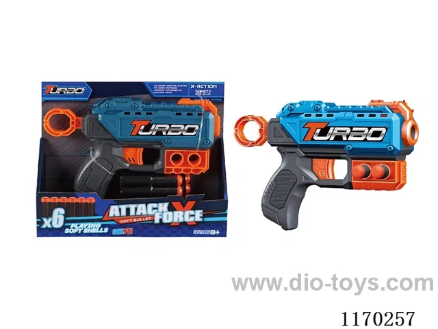 Manual soft bullet gun
