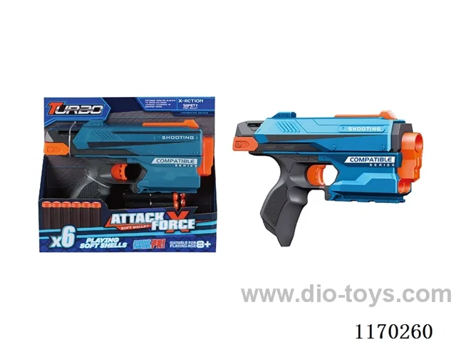 Manual soft bullet gun