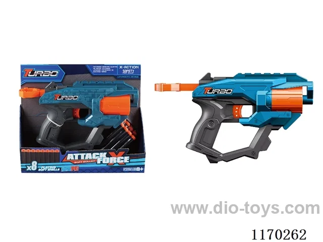 Manual soft bullet gun