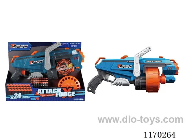 Manual soft bullet gun