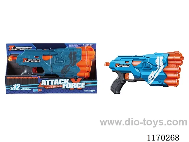 Manual soft bullet gun