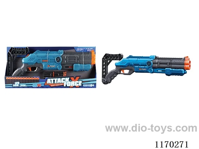Manual soft bullet gun