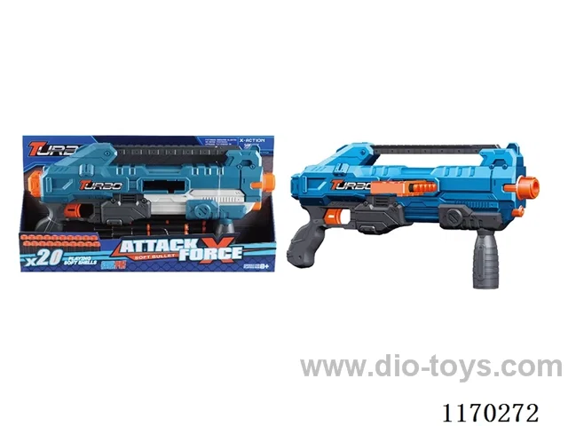 Manual soft bullet gun