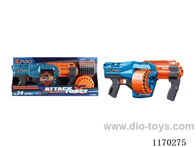 Manual soft bullet gun