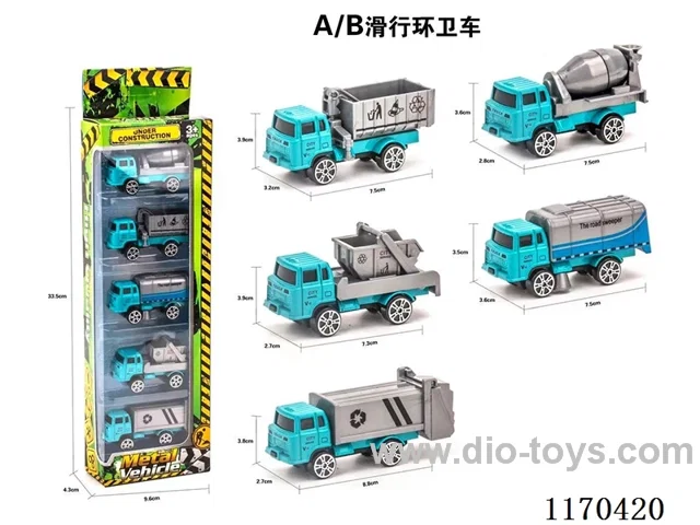 alloy car set 5PCS