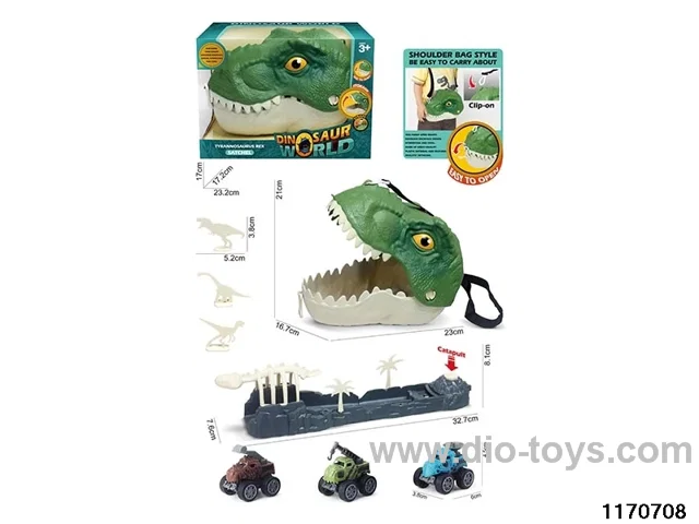 Tyrannosaurus Rex Storage Backpack Set