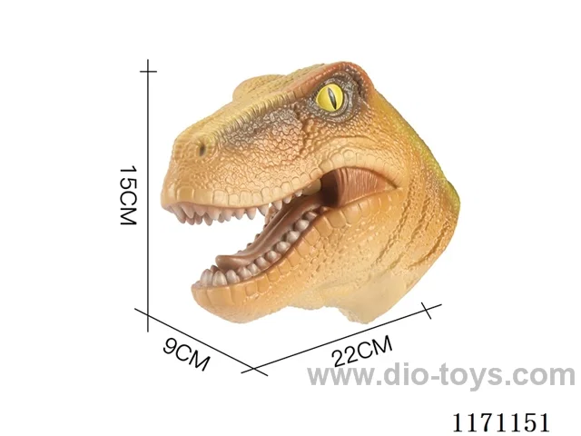 Vinyl Dinosaur Hand Puppet with Lights and Sounds