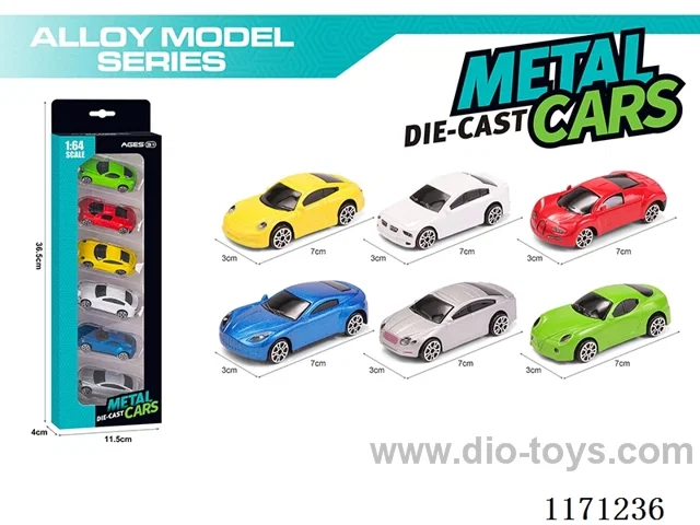 Alloy Scooter Simulation Vehicle 6 Mixed(6pcs/box)