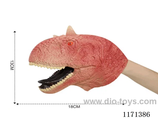 Vinyl hand puppet animals
