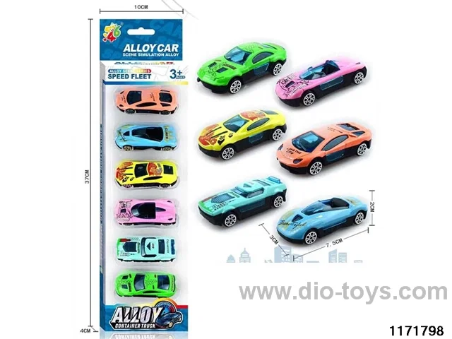 Sliding Alloy Sports Car